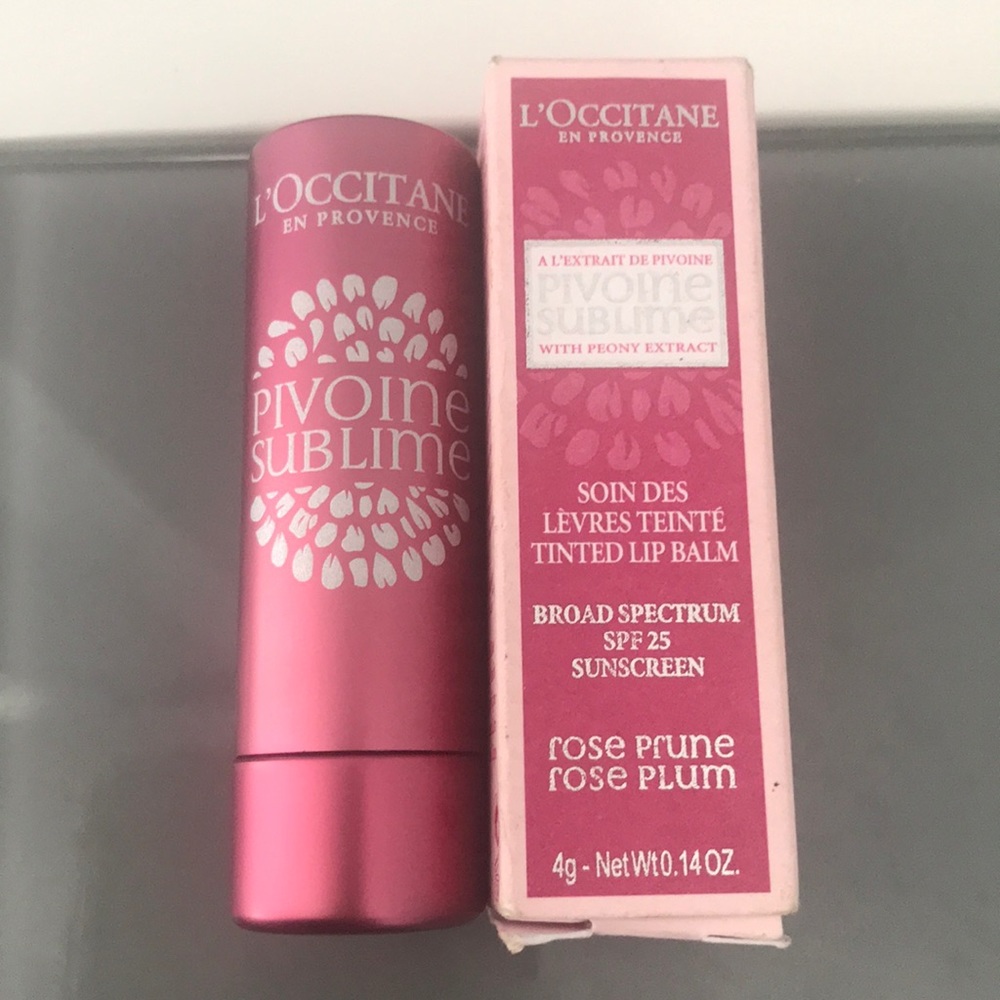 L'occitane Rose Plum Lip Balm